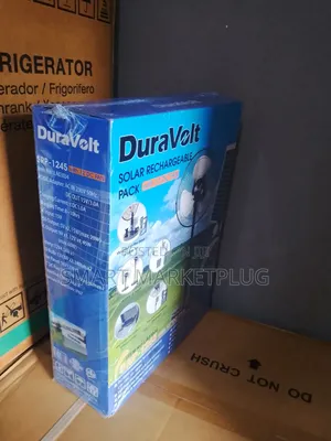 Duravolt Solar Power Pack With 12" Dc Fan for Blackout Backup