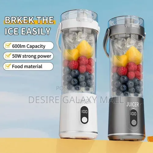 Rechargeable Smoothie Maker/Juicer With Sharp (Ice Crushing Juicer
