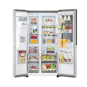 LG 674 Liters Door-in-Door Side-by-Side Refrigerator | REF 257 CSES-X