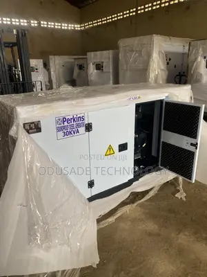 New 30KVA PERKINS Soundproof Standby Generator
