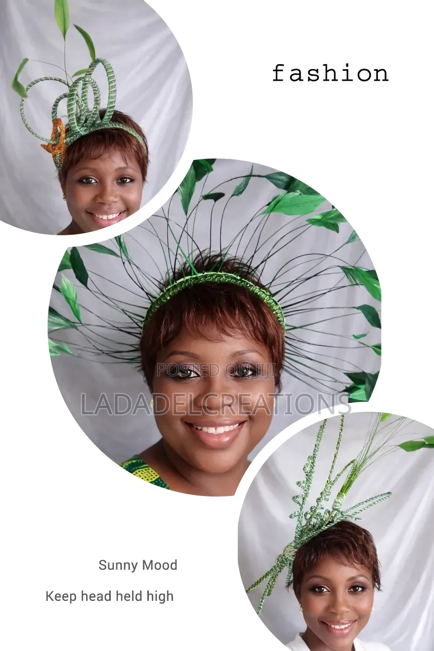 Fan Feather Fascinator