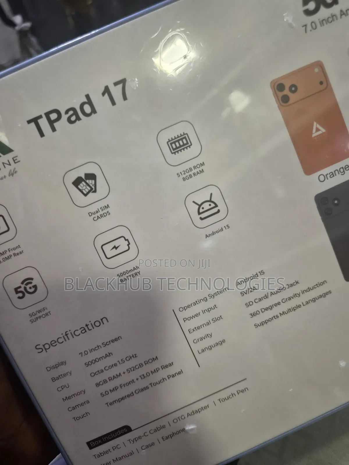 New Trifone TPad 17 512 GB Black