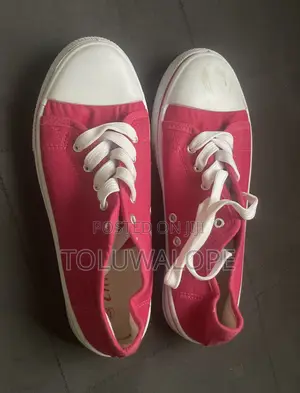 Brand New White Pink Trainers - Size 39