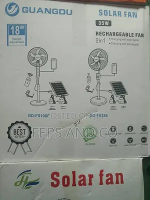Solar Standing Fan