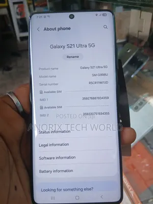 Samsung Galaxy S21 5G 128 GB Black