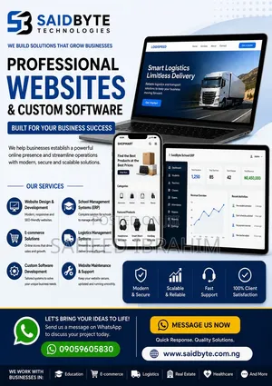 Professional Website, Mobile App Custom Software Development