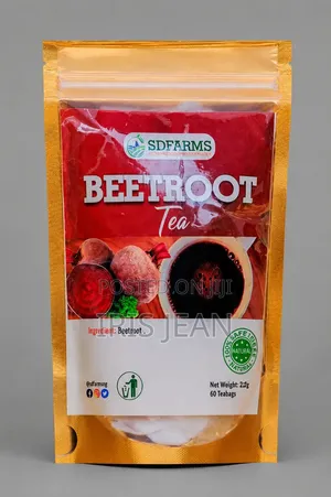 SD Farms Beetroot Tea – 60 Teabags | Natural Beetroot Herbal Tea