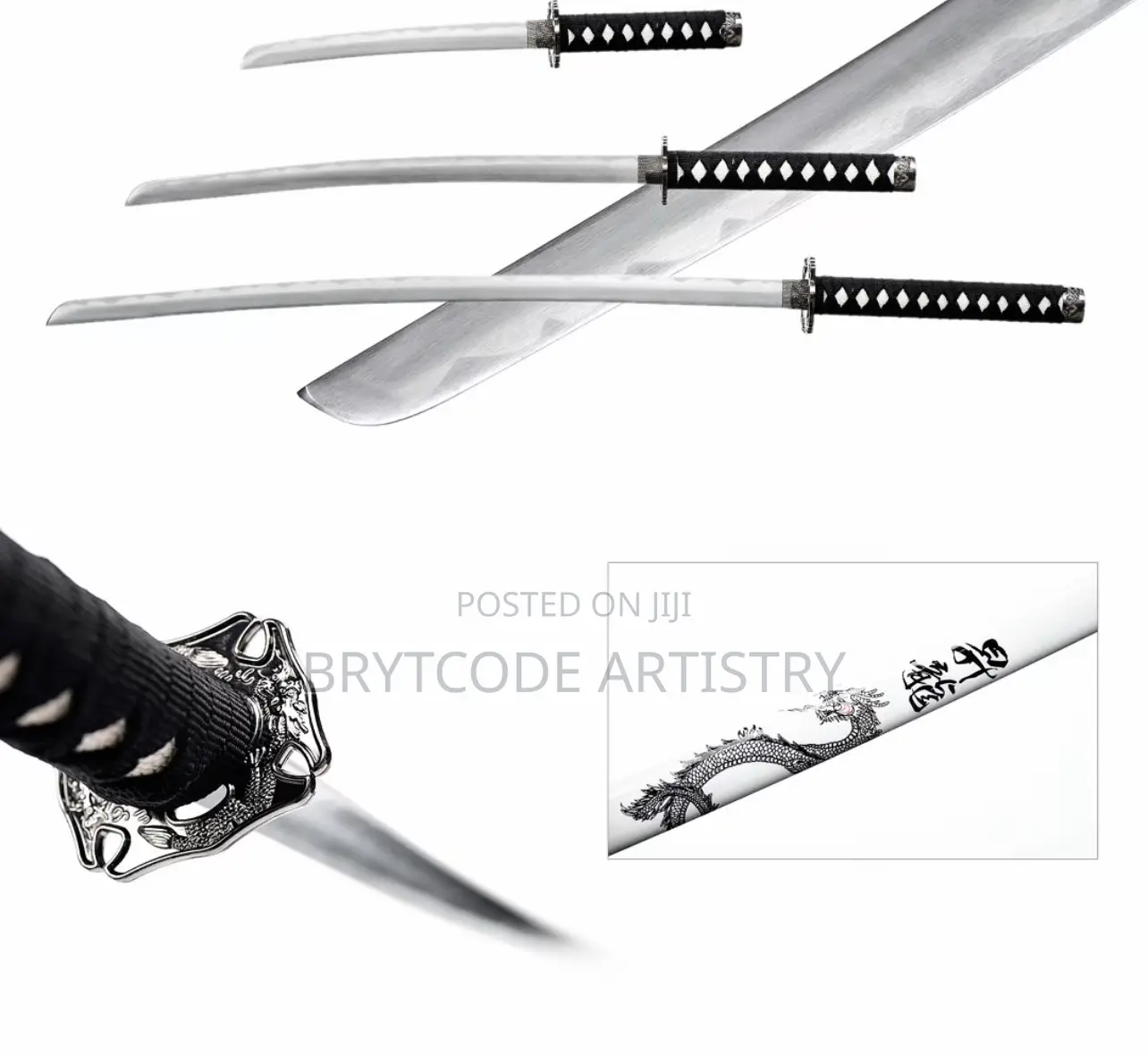 1 Piece Real Blade Samurai Katana Sword