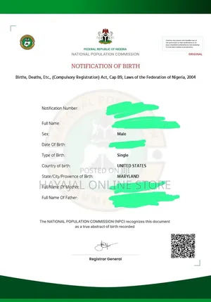 Civil Registrations(Birth Certificate, Birth Attestation, Death Certs)