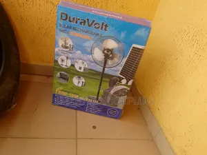 Duravolt 5 in 1 Portable Solar Power Pack + Dc Fan