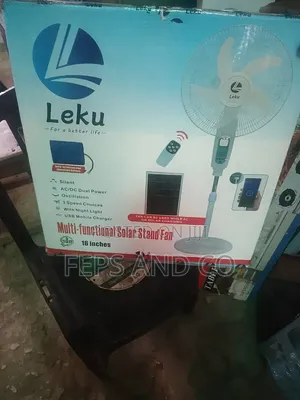 Solar Standing Fan