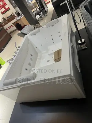 Sweethome Acrylic Double Jacuzzi Massage With LED Pressure Jets