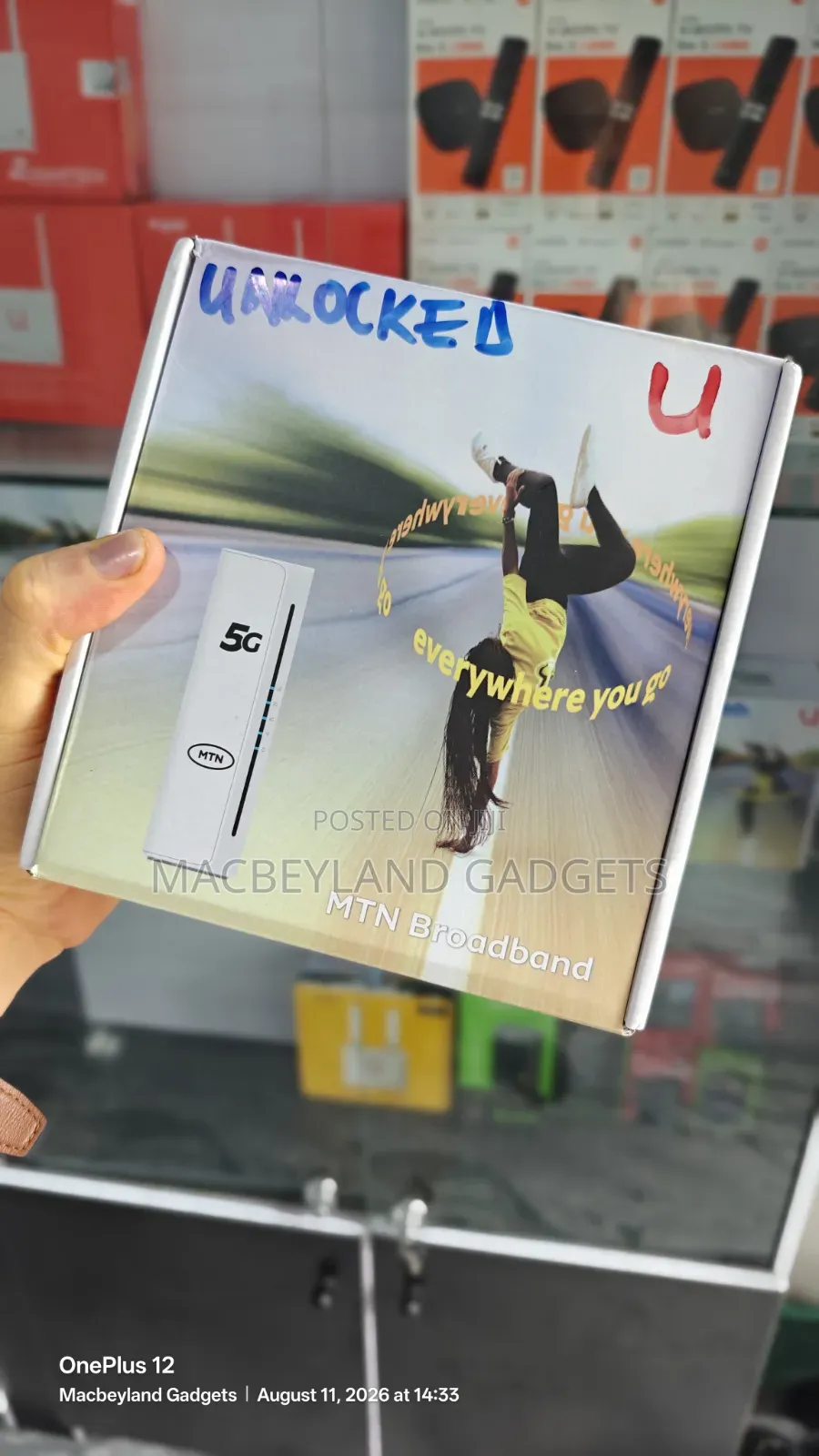 Unlocked MTN 5g Router