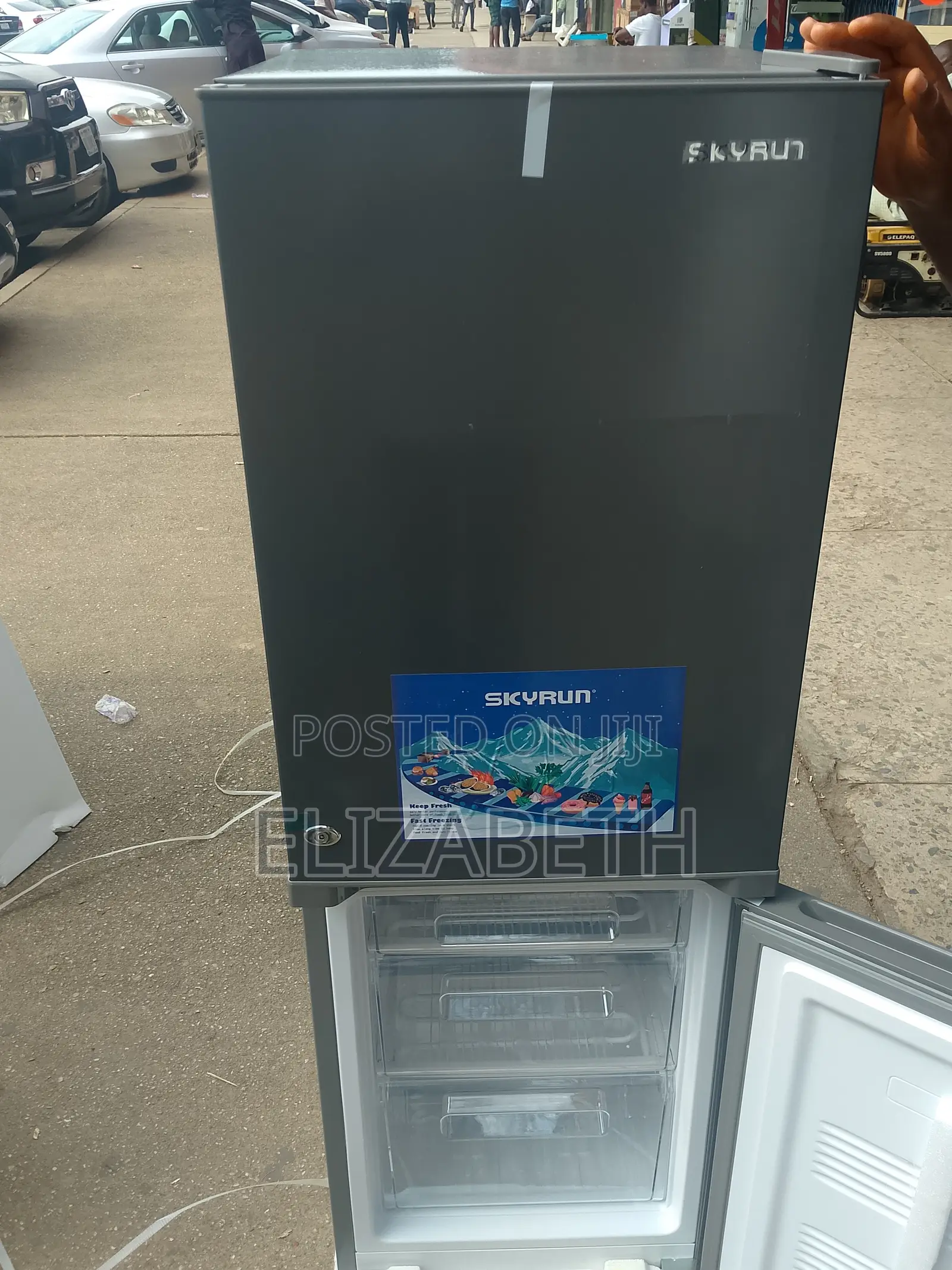 SKYRUN Double Door Refrigerator-Fast Cooling Energy Saving