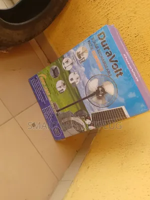 Duravolt Solar Powered 12' Dc Fan Lighting System