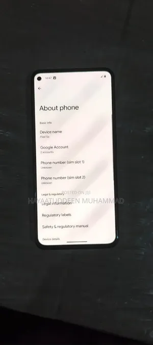 Google Pixel 5a 5G 128 GB Black