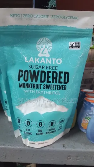 Lakanto Sugarfree Powdered Monkfruit Sweetener With Erythritol 454g