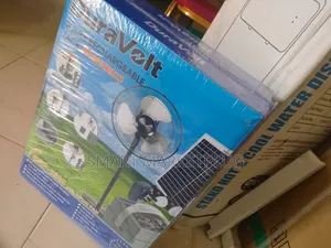 Duravolt 12" Dc Fan Solar Generator Rechargeable Pack