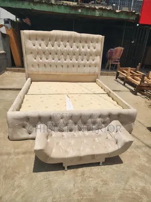 Brand New Family King Size Bed With Its Footrest