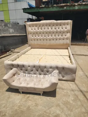 Brand New Family King Size Bed With Its Footrest