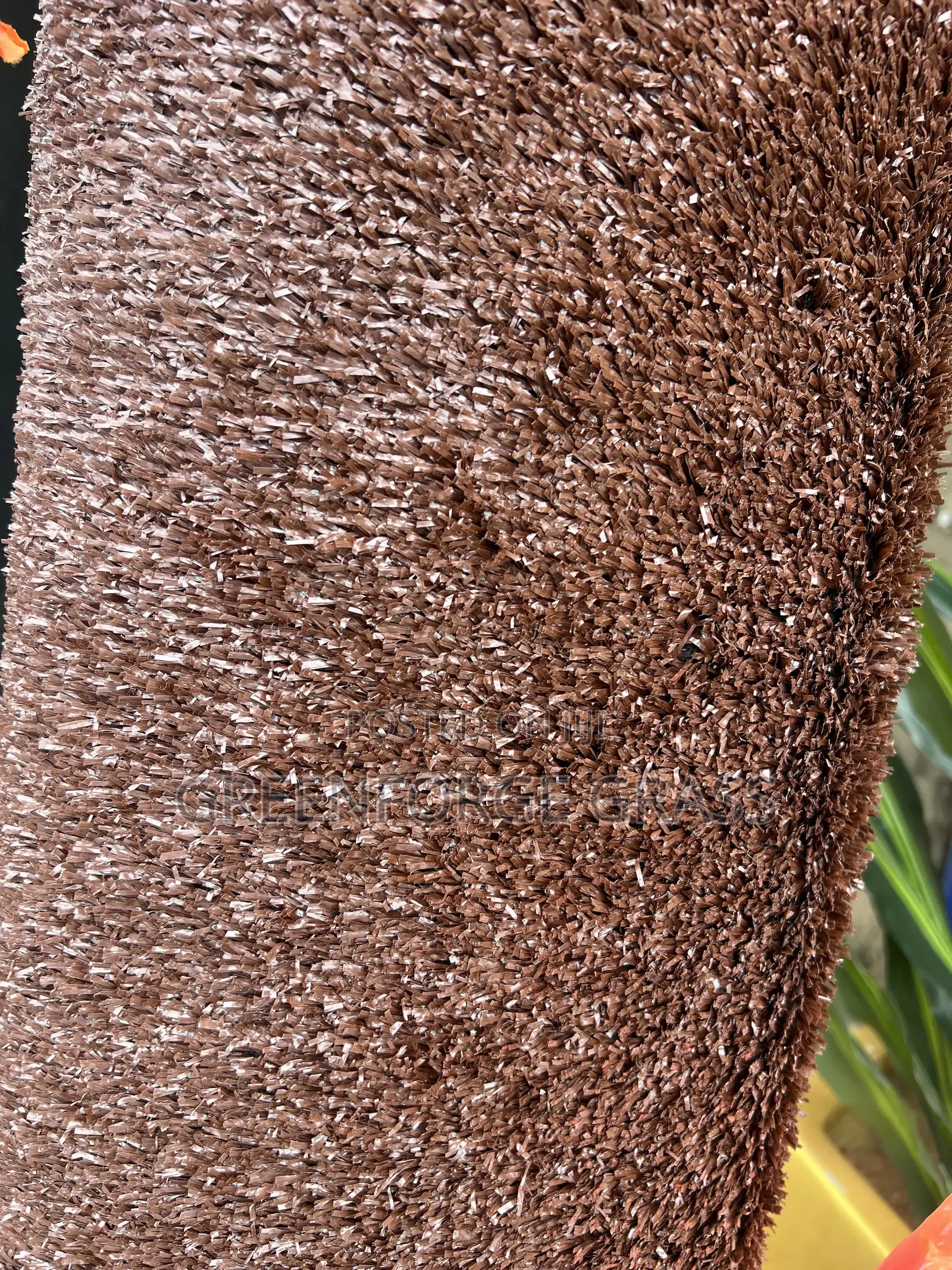 Artificial Grass, 15mm, Brown Coloured