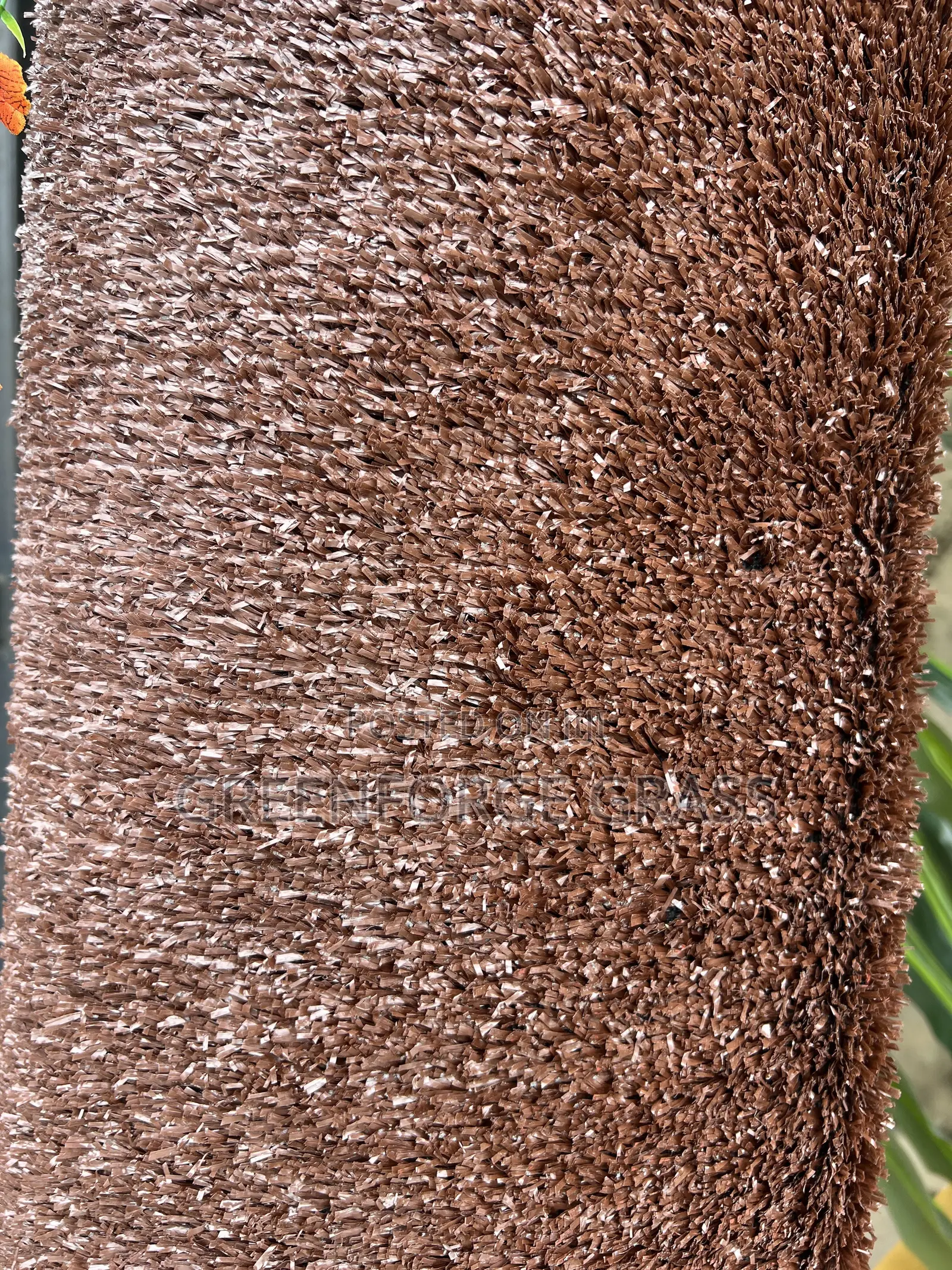 Artificial Grass, 15mm, Brown Coloured