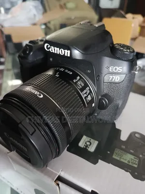 Canon EOS 77D With 18 - 55mm Lens