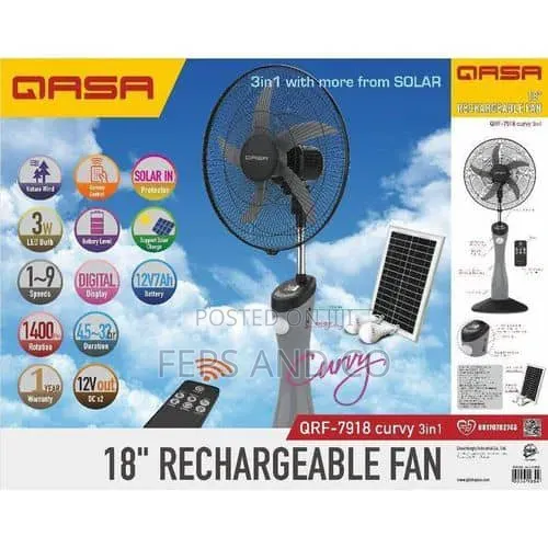 Solar Standing Fan