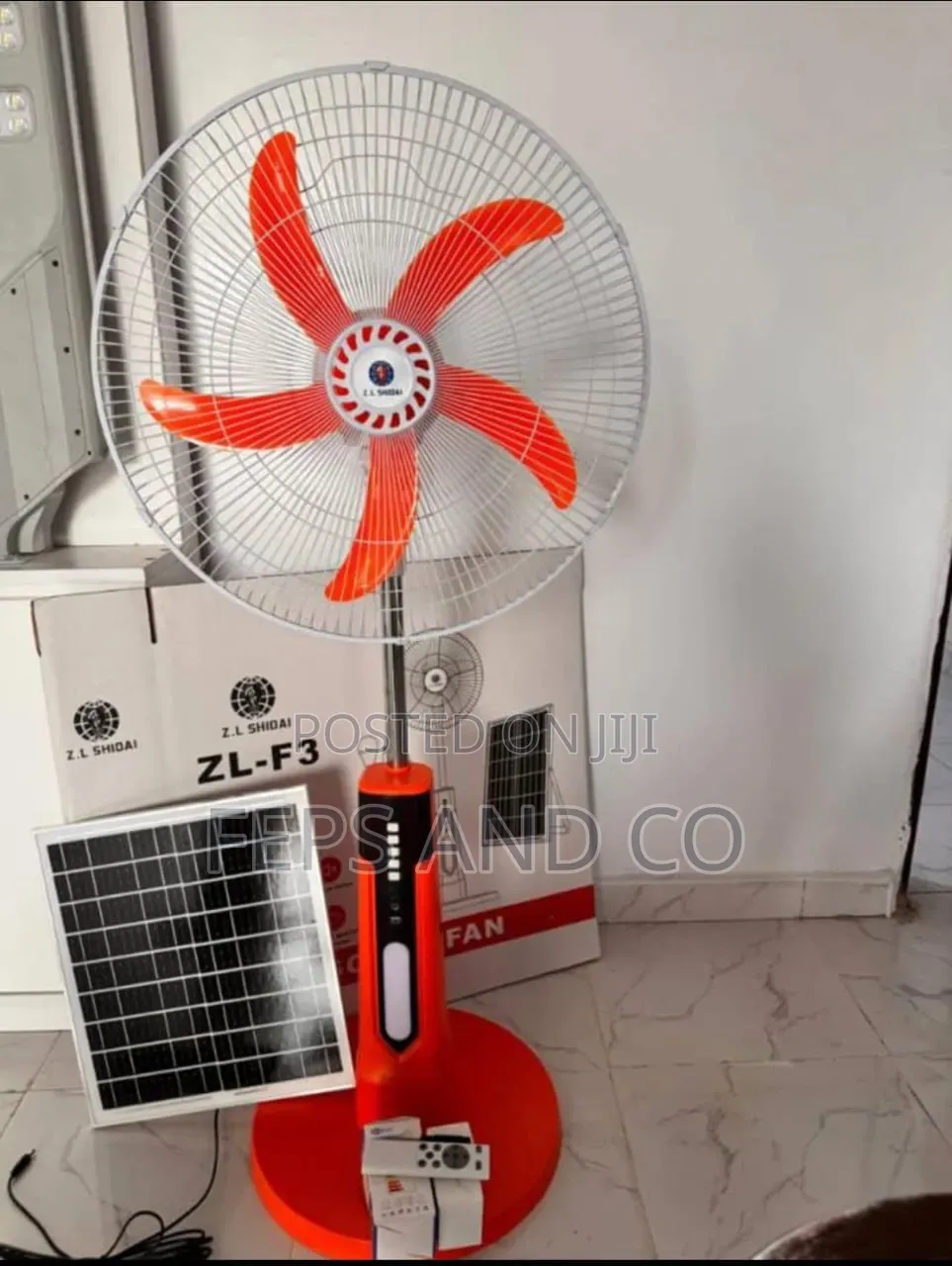 Solar Standing Fan