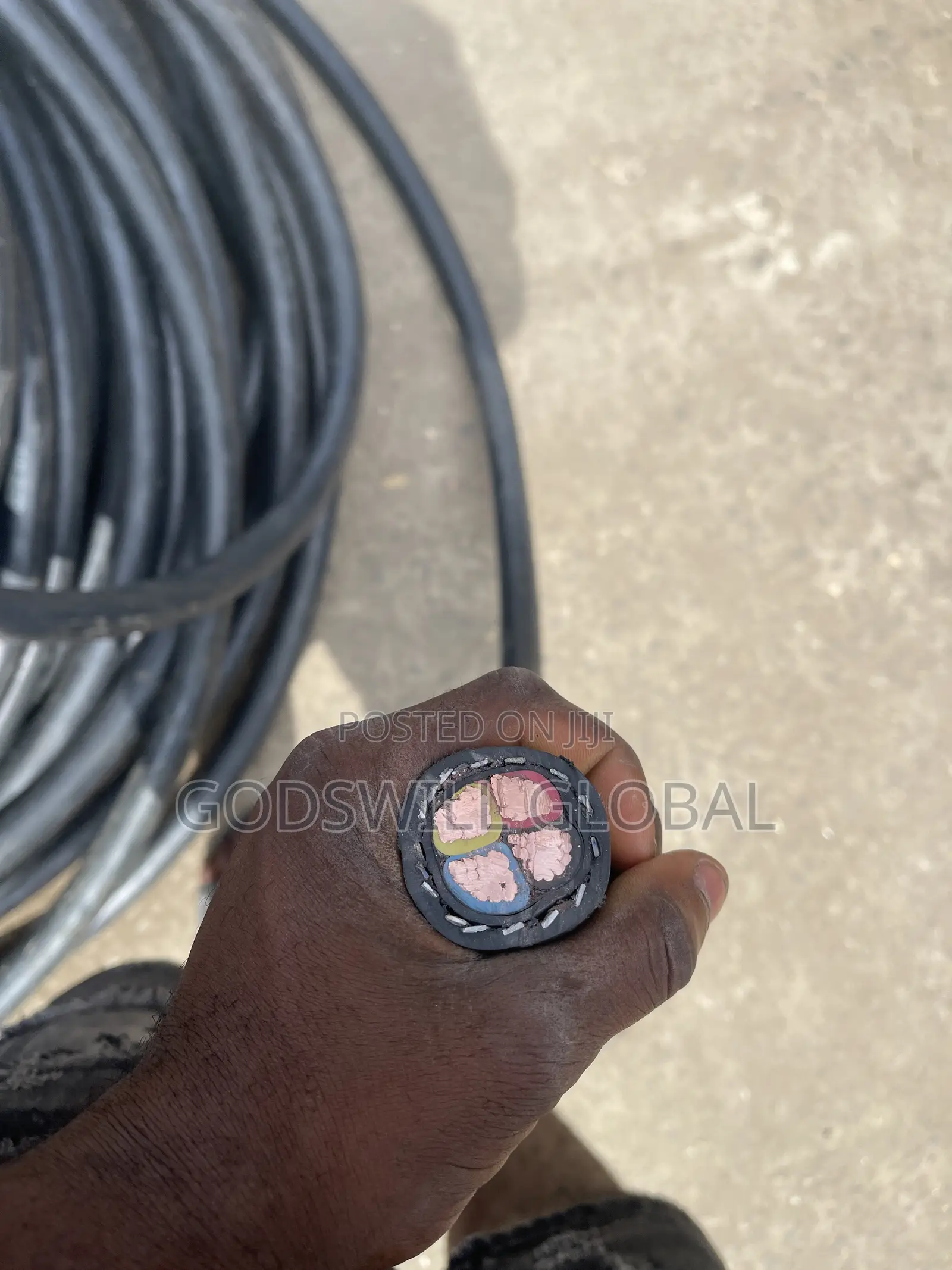 70mmx4core Armoured Cable