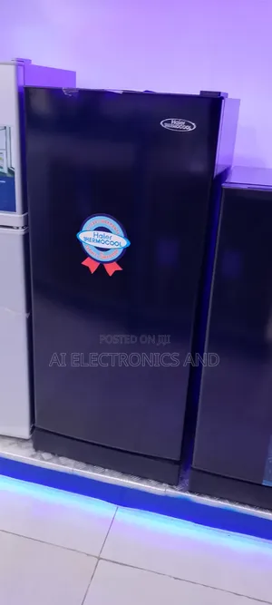 Haier Thermocool Latest Single Door Refrigerator Model 217BA Black.
