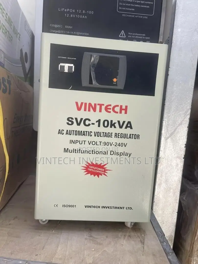Vintech 10kva Single Phase Industrial Automatic Voltage Regulator