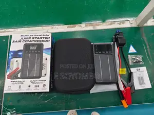 Multifunctional Solar Jump Starter Air Compressor