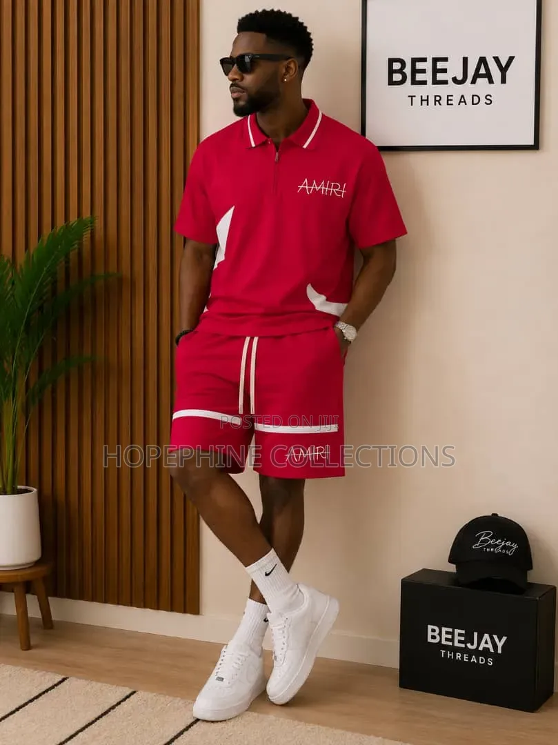 High Quality Luxury Up Down Short Set –