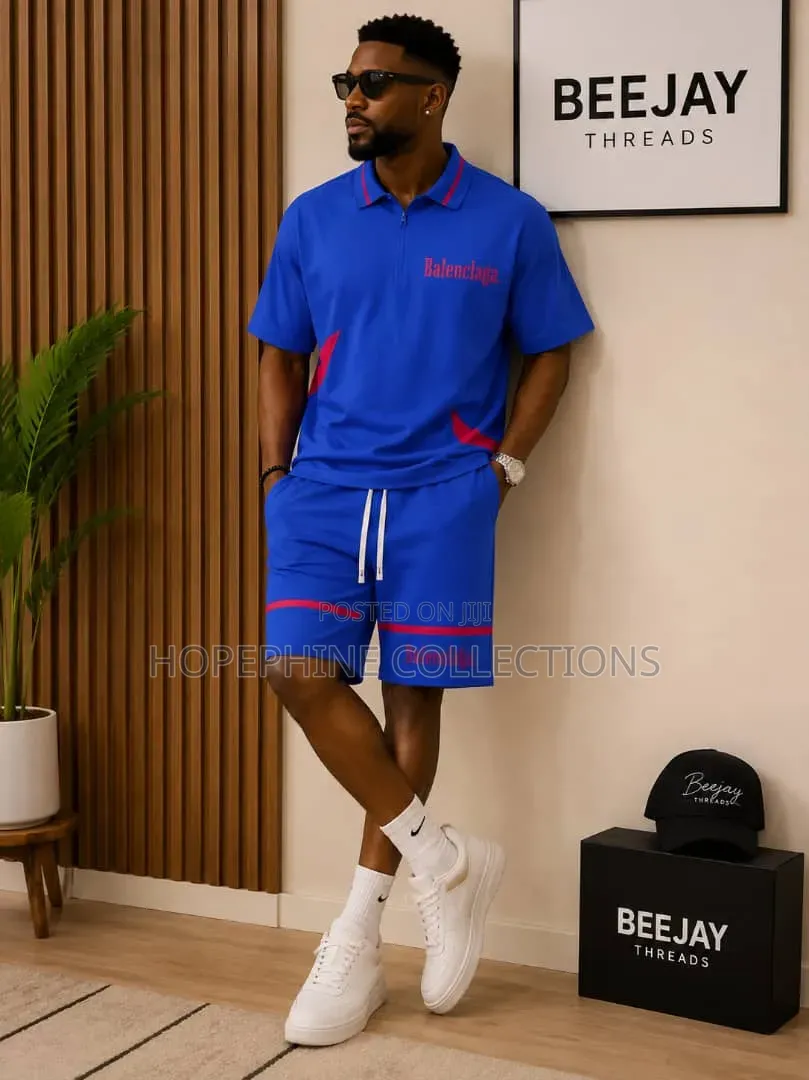 High Quality Luxury Up Down Short Set –