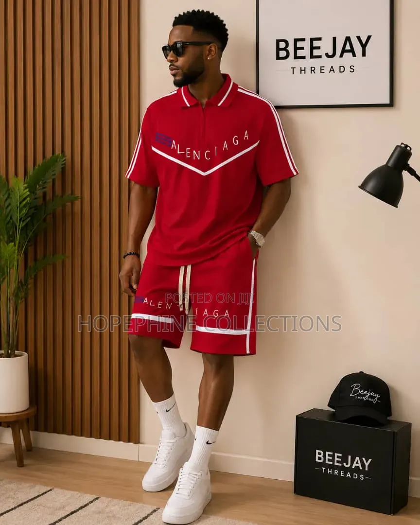High Quality Luxury Up Down Short Set –