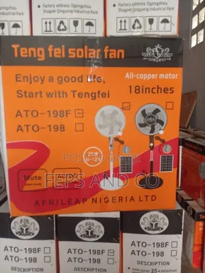 Solar Standing Fan