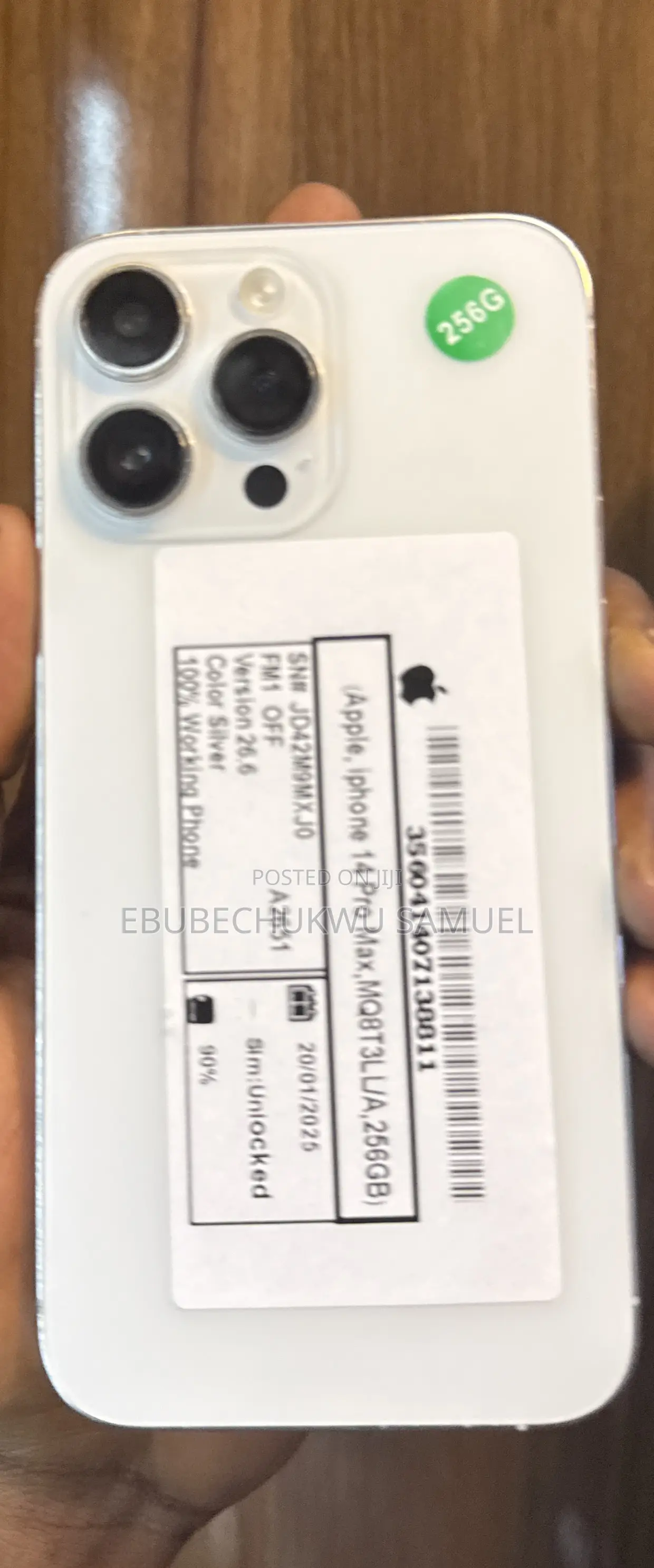 Apple iPhone 14 Pro Max 256 GB Silver