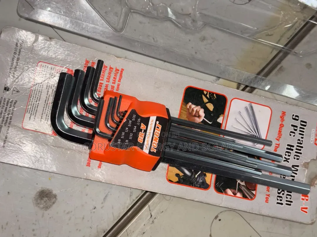 9pcs of Flat Allen Key Sets