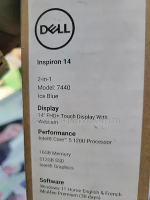 New Laptop Dell Inspiron 14 16GB Intel Core i5 SSD 512GB