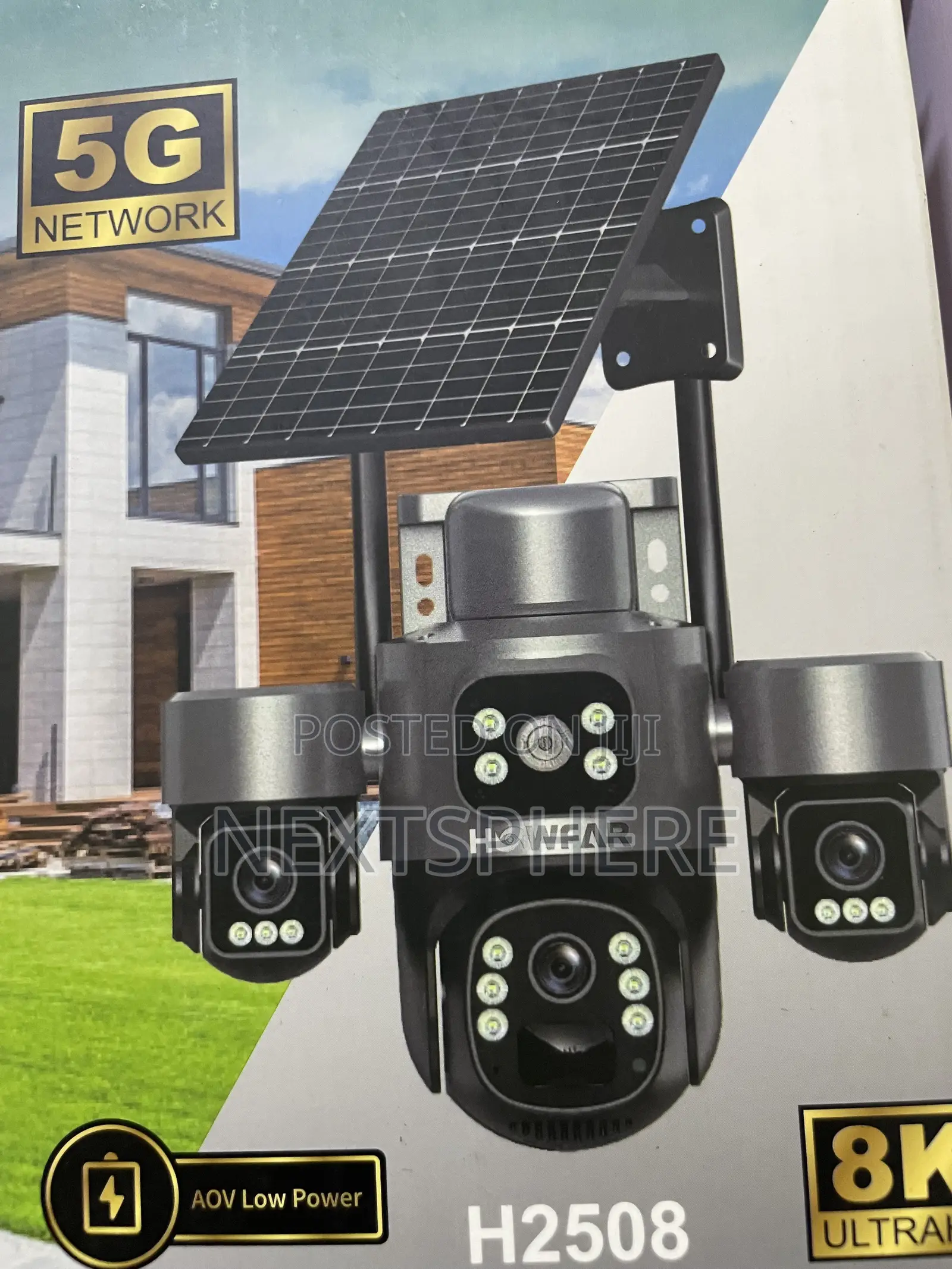 Howfar 4 Lens Aov 4g/5g Solar Camera