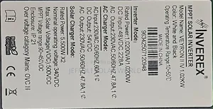 MPPT Inverex 10.2 Kva 48v