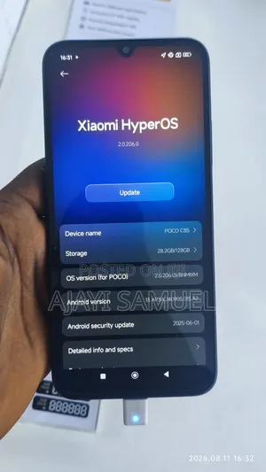 New Xiaomi Poco C85 4G 128 GB Black