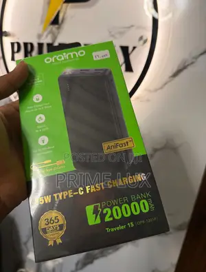 Oraimo 20,000Mah Power Bank Original