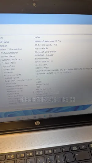 Laptop HP ProBook 650 G1 8GB Intel Core i5 HDD 500GB