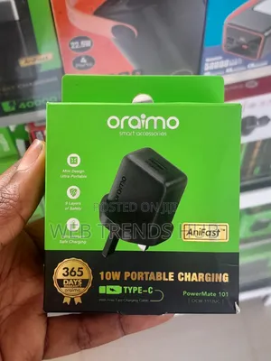 Oraimo 10W Charger PowerMate 101 OCW-1112UC + Type-C Cable Fast Charge