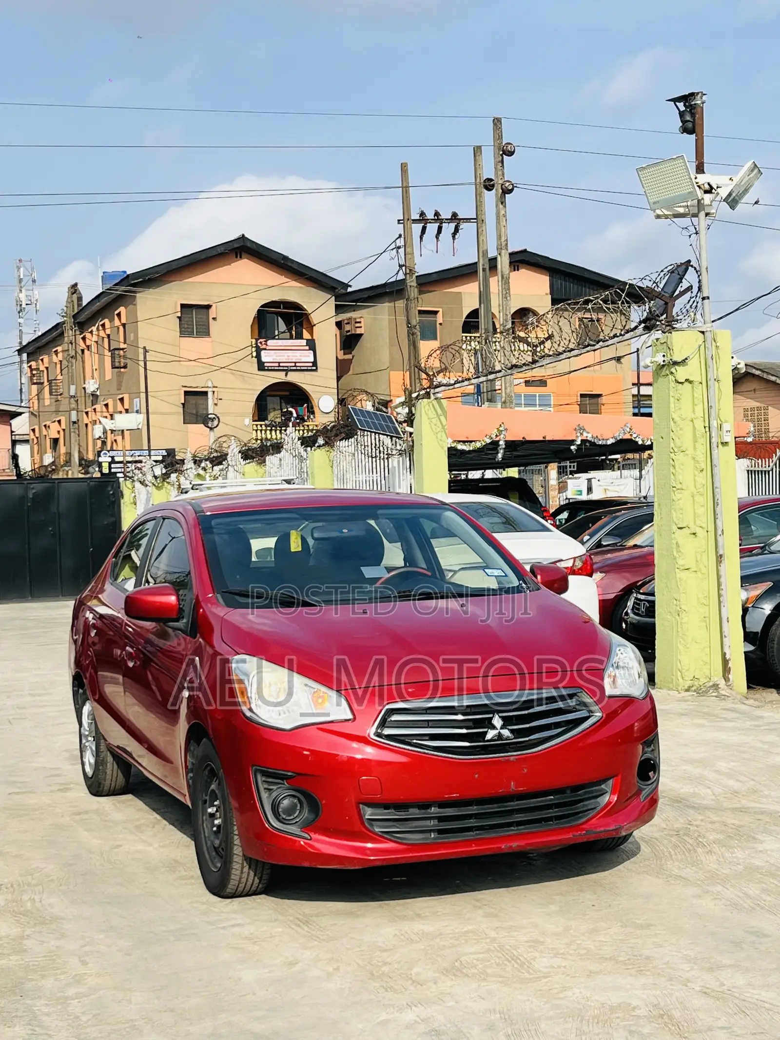 Mitsubishi Mirage 2017 Red
