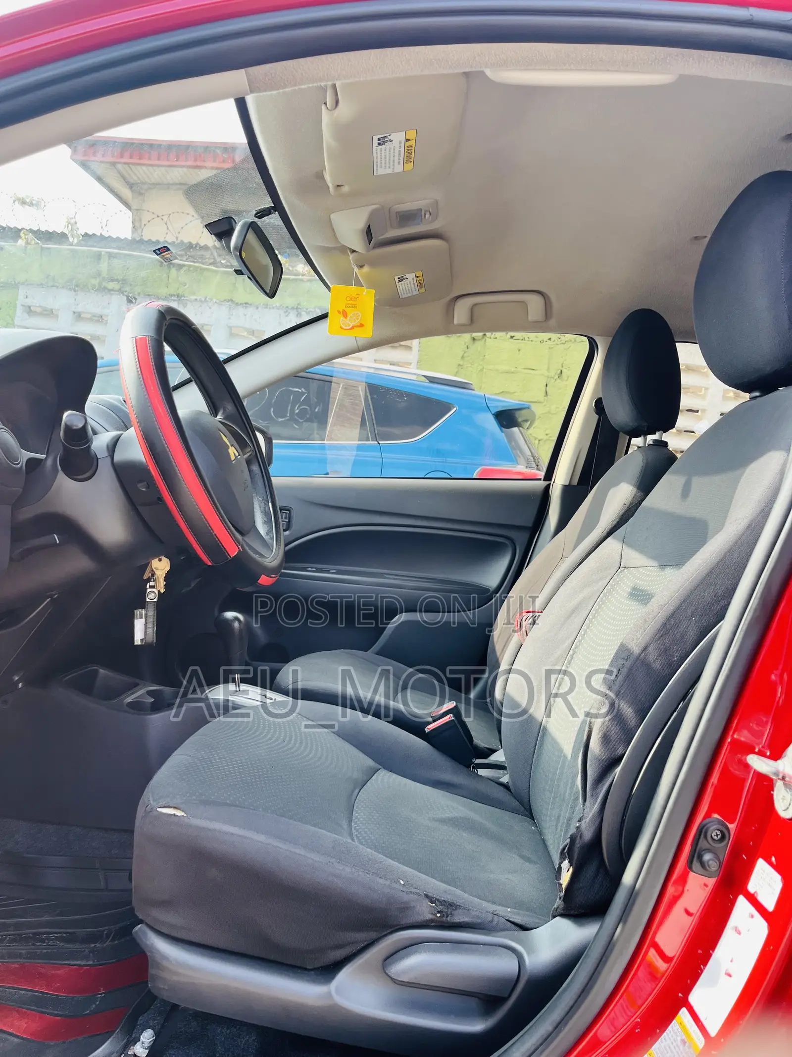 Mitsubishi Mirage 2017 Red