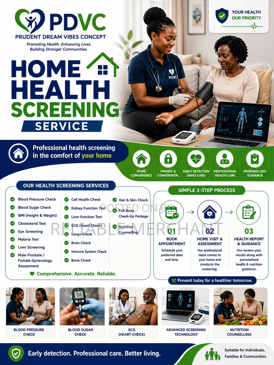 Professional Health Screening