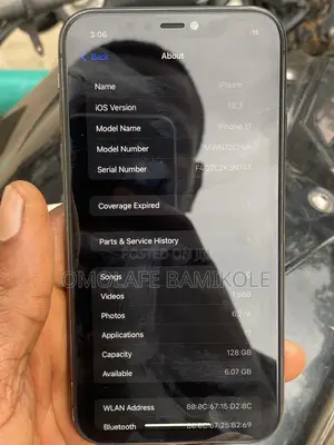 Apple iPhone 11 128 GB Black